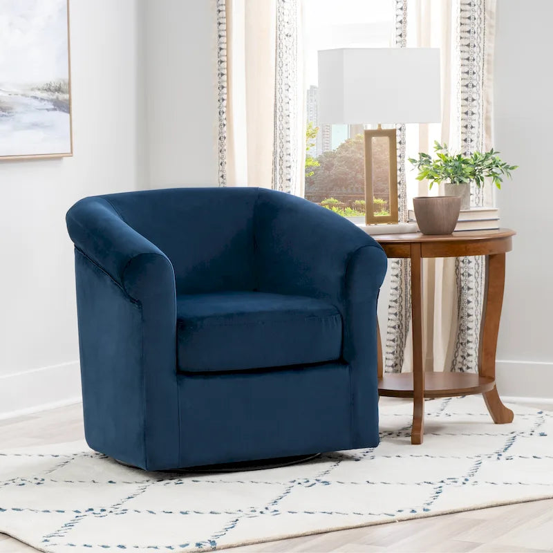 Moriarty draaifauteuil van fluweel