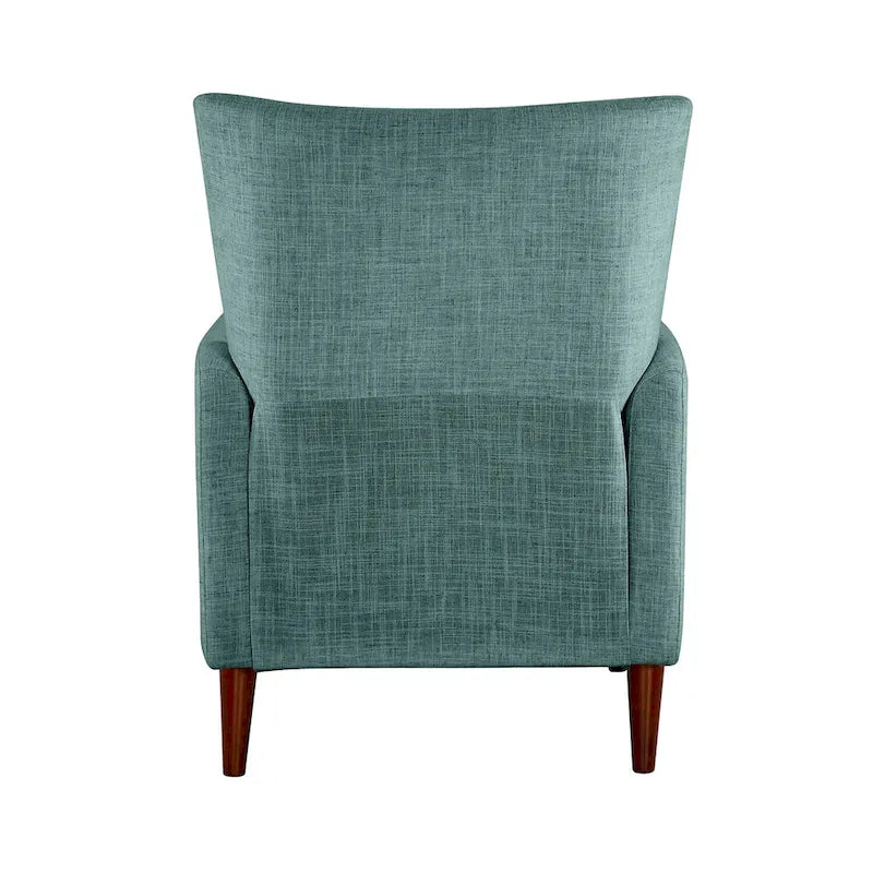 Comfy Manual Recliner with Wood Base