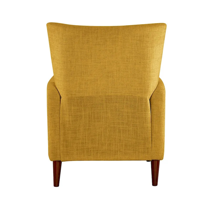 Comfy Manual Recliner with Wood Base