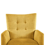 Comfy Manual Recliner with Wood Base