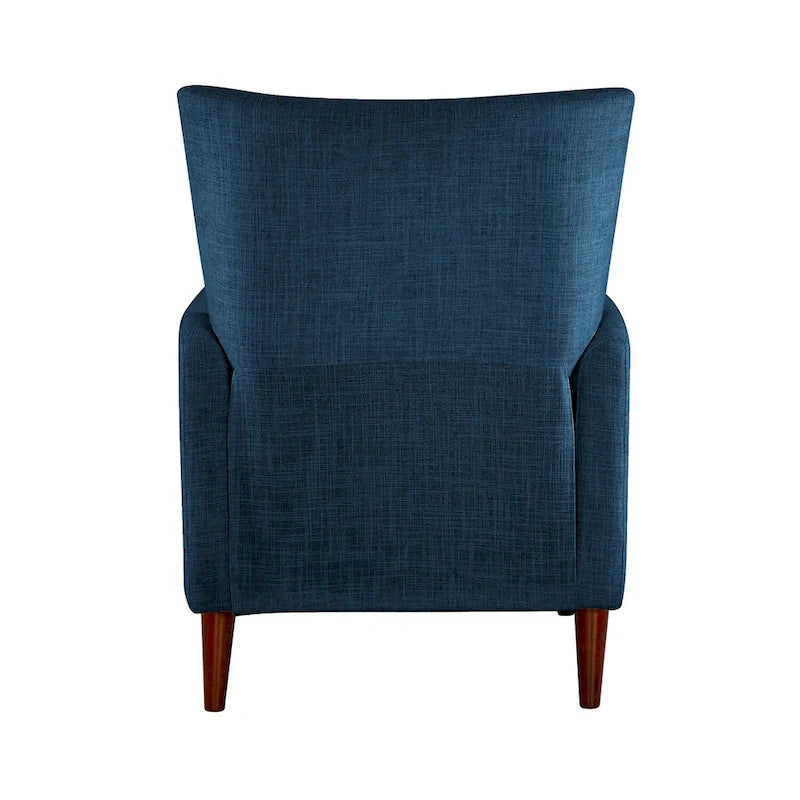 Comfy Manual Recliner with Wood Base