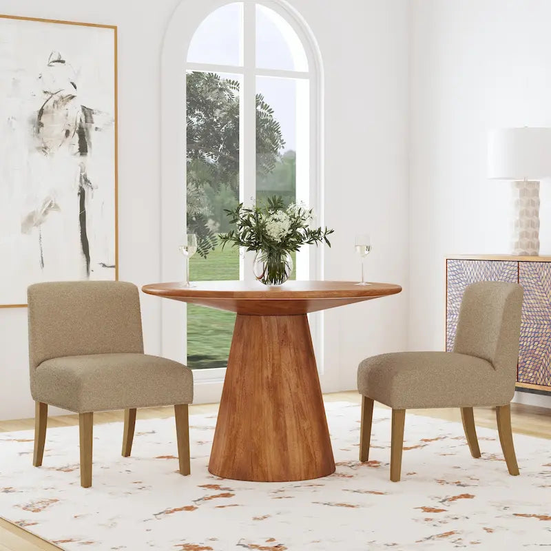 Chaise de salle à manger rembourrée - lot de 1
