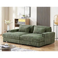 Luxe Schlafsofa mit Cordbezug und doppelter Chaiselongue, zum Twin-Bett umwandelbar