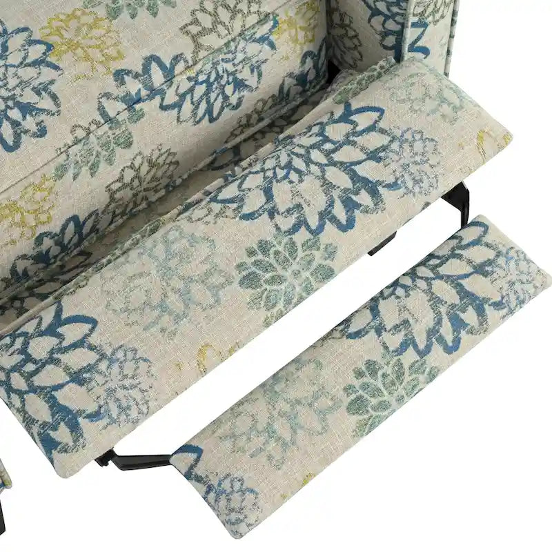 Darvis Clubsessel mit Blumenmuster und Liegefunktion