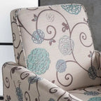 Darvis Clubsessel mit Blumenmuster und Liegefunktion