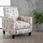 Darvis Clubsessel mit Blumenmuster und Liegefunktion