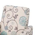 Darvis Clubsessel mit Blumenmuster und Liegefunktion