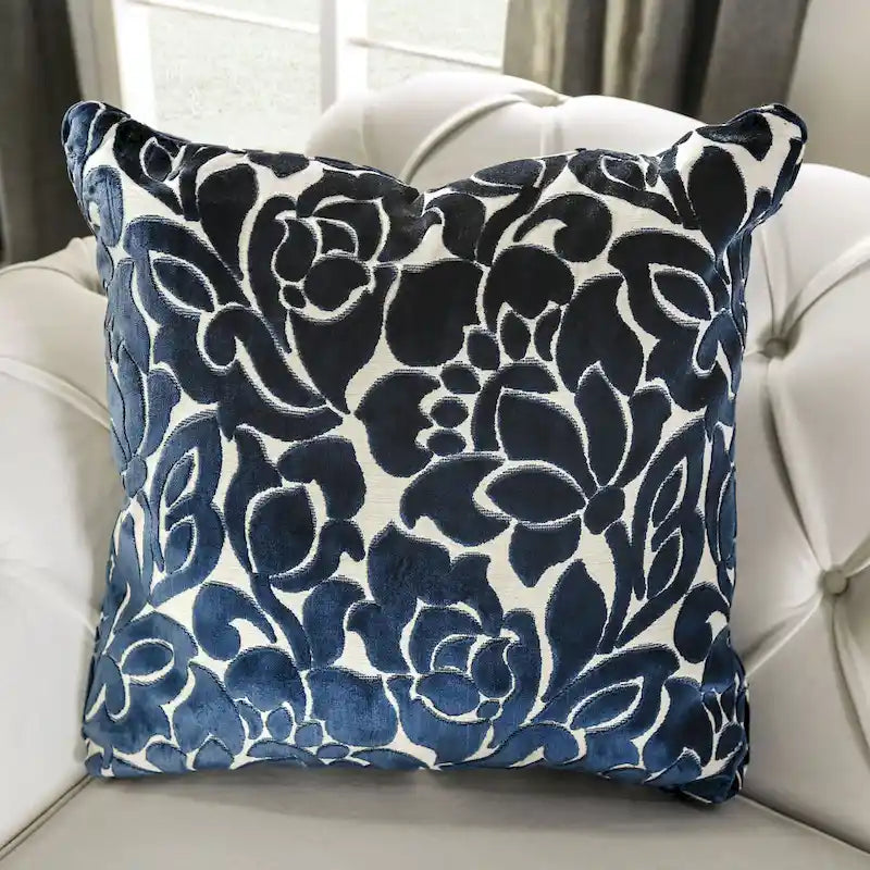 White Fabric Upholstered Rolled Arms Tufted Sofa
