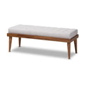 Stoffbank im Mid-Century-Stil