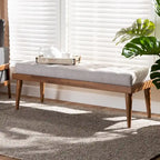 Stoffbank im Mid-Century-Stil