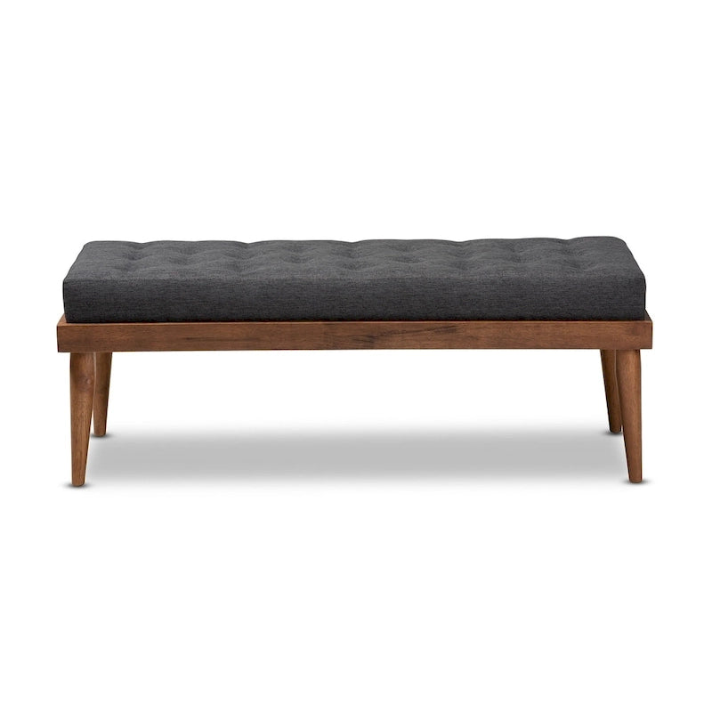Stoffbank im Mid-Century-Stil