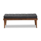 Stoffbank im Mid-Century-Stil
