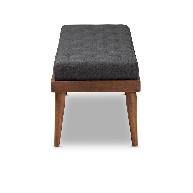 Stoffbank im Mid-Century-Stil