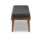 Stoffbank im Mid-Century-Stil