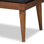 Stoffbank im Mid-Century-Stil