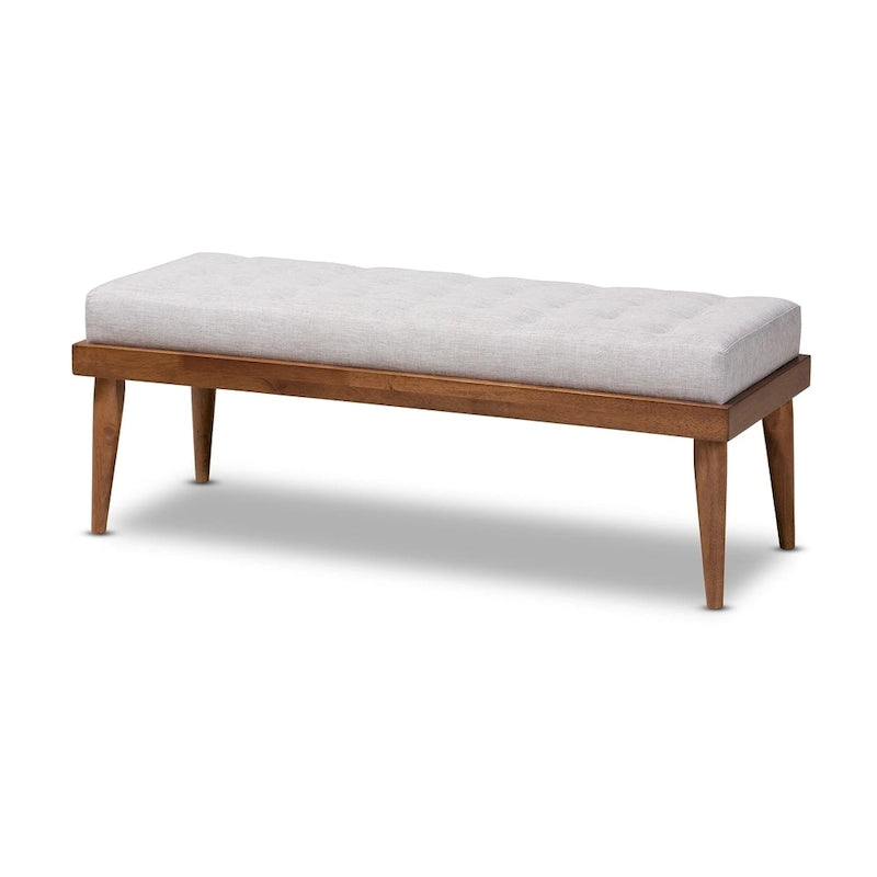 Stoffbank im Mid-Century-Stil