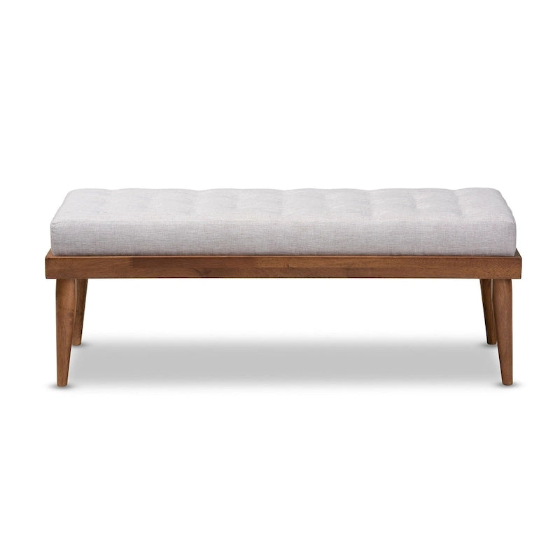 Stoffbank im Mid-Century-Stil