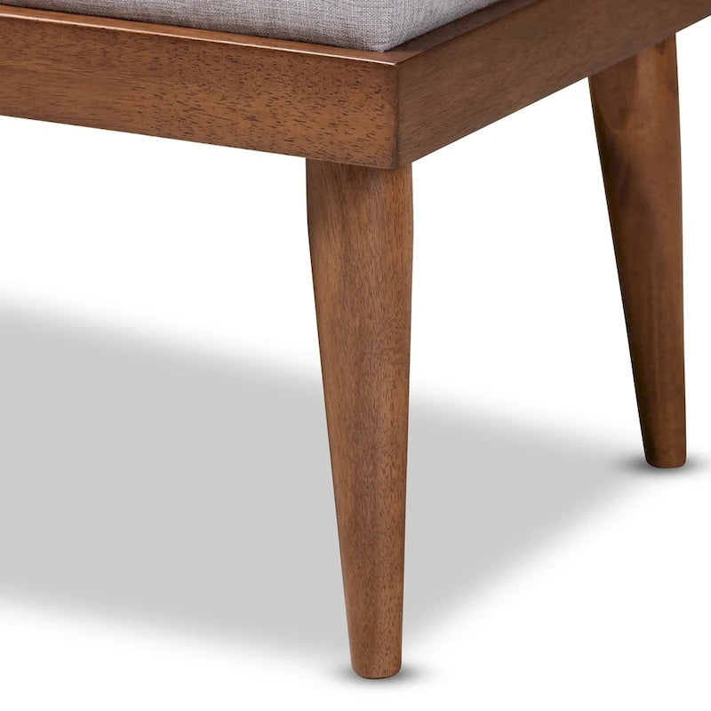 Stoffbank im Mid-Century-Stil