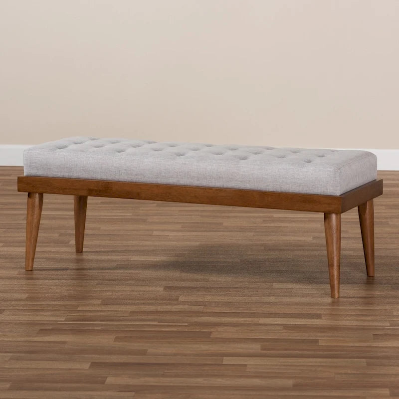 Stoffbank im Mid-Century-Stil
