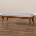 Stoffbank im Mid-Century-Stil
