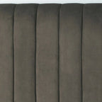 Letto queen Teagan con trapuntatura a canali