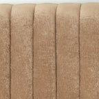 Letto queen Teagan con trapuntatura a canali