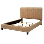 Letto queen Teagan con trapuntatura a canali