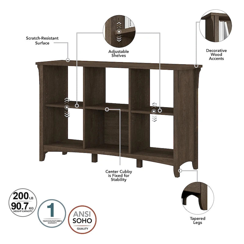 Salinas Organizer mit 6 Fächern