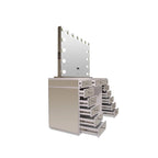 Mirrored Finish Vanity Desk Dresser with 13-Drawer