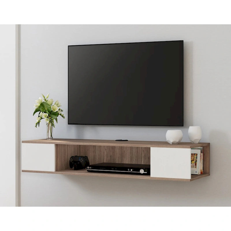 Schwebendes TV-Möbel, Entertainment-Center, Medienkonsole, TV-Regal - 39.4