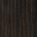 Modern 2-Drawer Espresso & Gold Nightstand