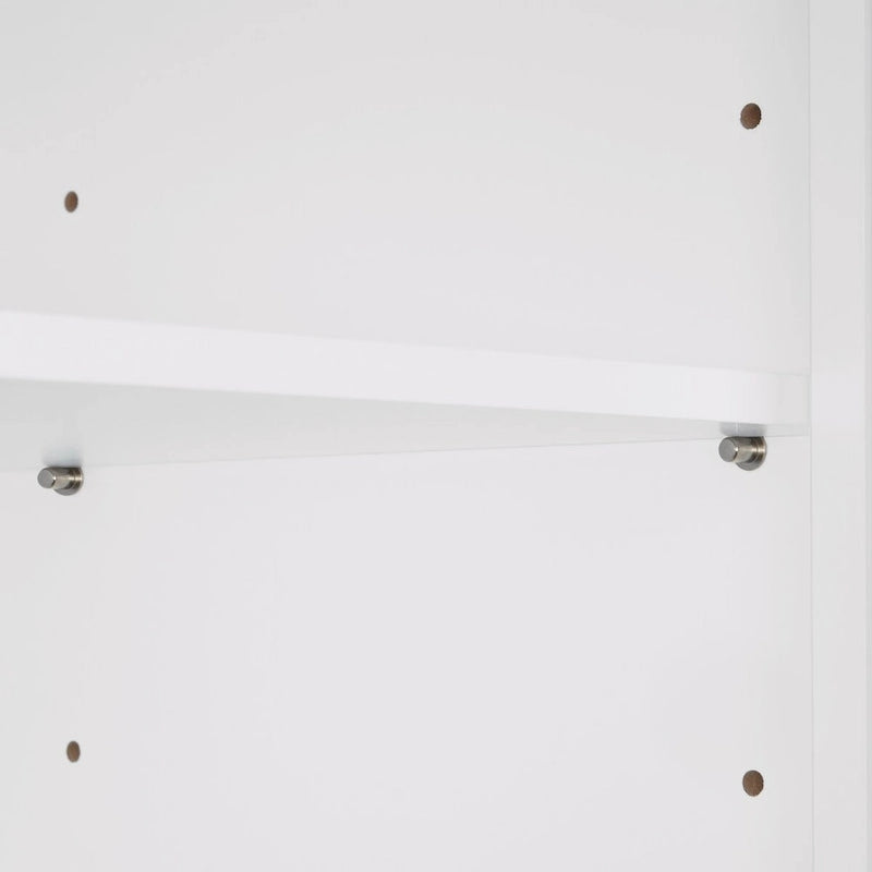 Somerset Bade- und Wäscheschrank mit zwei Türen, Schublade und verstellbarem Regalboden - Weiß - N/A
